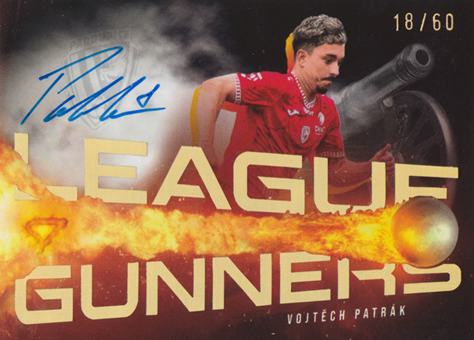 Patrák Vojtěch 25-26 Chance Liga League Gunners Gold Auto #LGS-VP