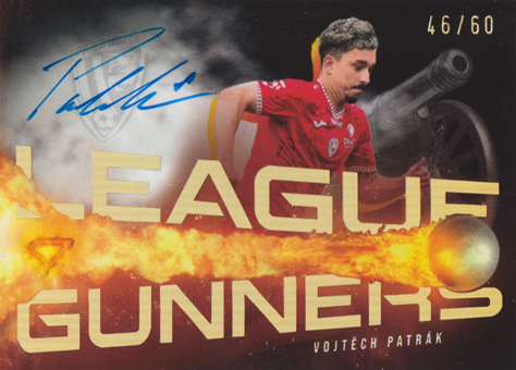 Patrák Vojtěch 25-26 Chance Liga League Gunners Gold Auto #LGS-VP