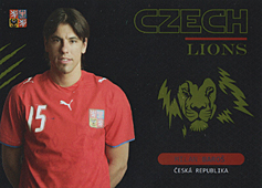 Baroš Milan 2022 Pro Arena Repre v srdcích Czech Lions #LI19