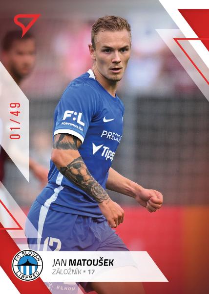 Matoušek Jan 22-23 Fortuna Liga Red #112