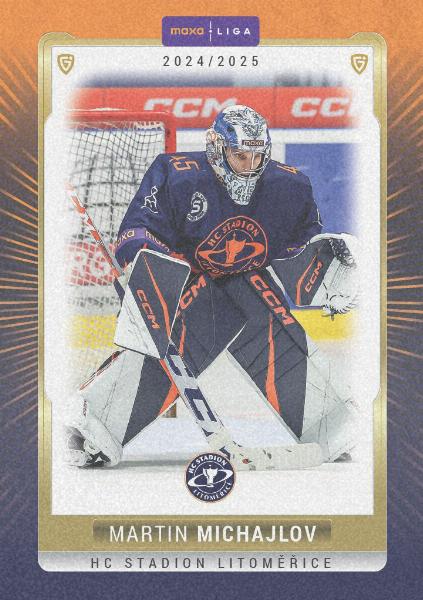 Michajlov Martin 24-25 GOAL Cards Maxa liga Sand #LIT-01