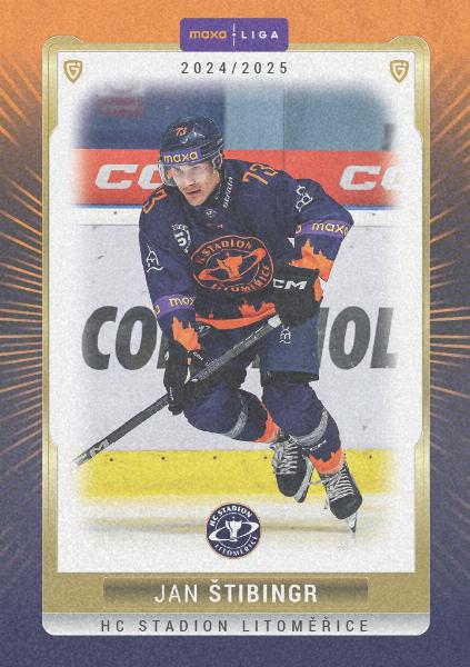 Štibingr Jan 24-25 GOAL Cards Maxa liga Sand #LIT-03