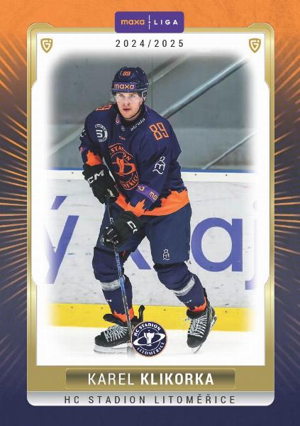 Klikorka Karel 24-25 GOAL Cards Maxa liga #LIT-06