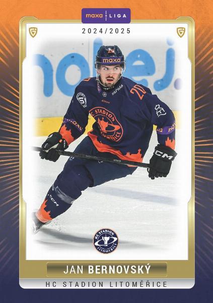 Bernovský Jan 24-25 GOAL Cards Maxa liga #LIT-12