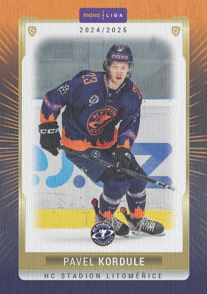 Kordule Pavel 24-25 GOAL Cards Maxa liga Canvas #LIT-17