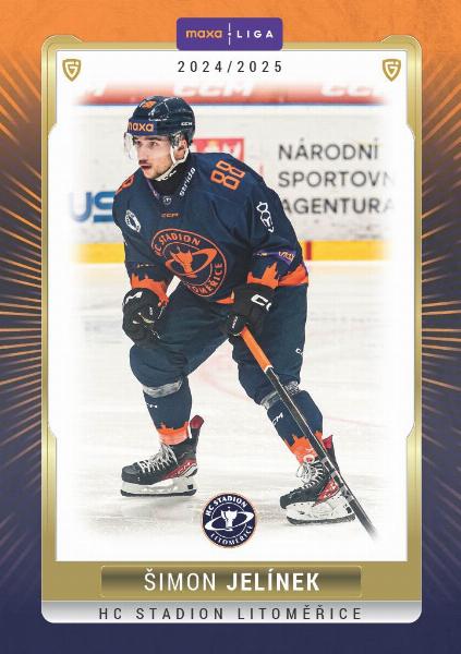 Jelínek Šimon 24-25 GOAL Cards Maxa liga #LIT-22