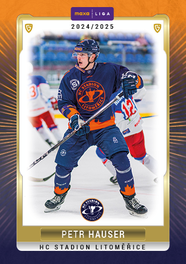 Hauser Petr 24-25 GOAL Cards Maxa liga #LIT-31