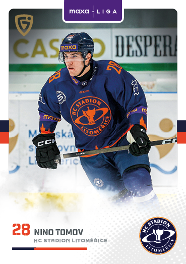 Tomov Nino 25-26 GOAL Cards Maxa liga #LIT-06