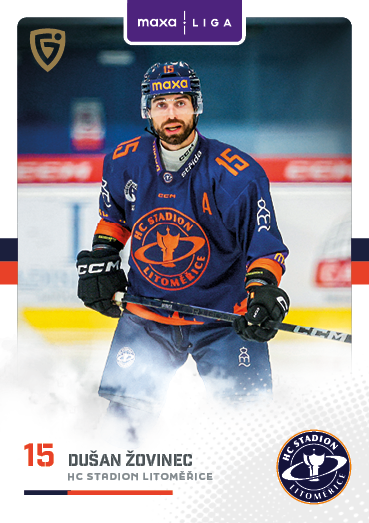 Žovinec Dušan 25-26 GOAL Cards Maxa liga #LIT-04