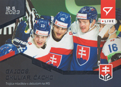 Gajdoš Okuliar Čacho 2023 Hokejové Slovensko LIVE #L-03