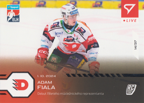Fiala Adam 24-25 Tipsport Extraliga LIVE #L-09