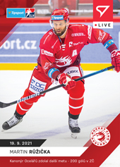 Růžička Martin 21-22 Tipsport Extraliga LIVE #L-009