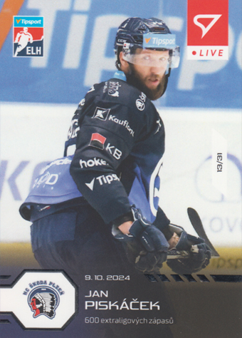 Piskáček Jan 24-25 Tipsport Extraliga LIVE #L-17