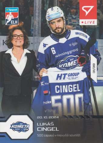 Cingel Lukáš 24-25 Tipsport Extraliga LIVE #L-22