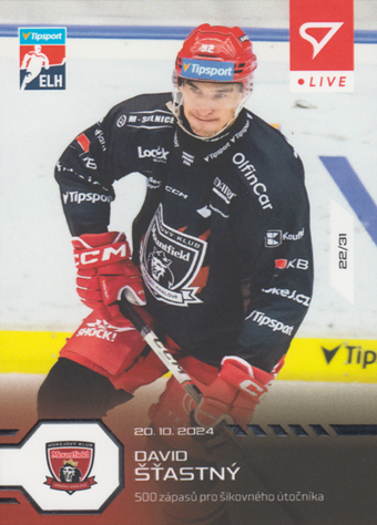 Šťastný David 24-25 Tipsport Extraliga LIVE #L-25