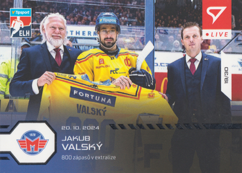 Valský Jakub 24-25 Tipsport Extraliga LIVE #L-26
