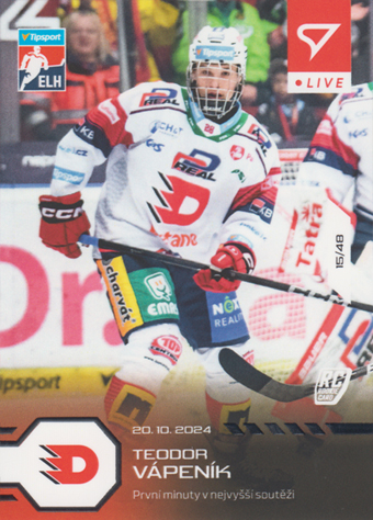 Vápeník Teodor 24-25 Tipsport Extraliga LIVE #L-28