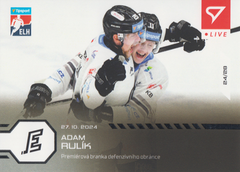 Rulík Adam 24-25 Tipsport Extraliga LIVE #L-33