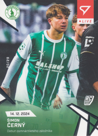 Černý Šimon 24-25 Chance Liga LIVE #L-35