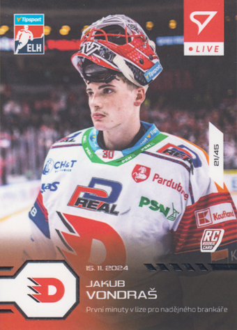 Vondraš Jakub 24-25 Tipsport Extraliga LIVE #L-45