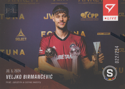 Birmančević Veljko 23-24 Fortuna Liga LIVE #L-47