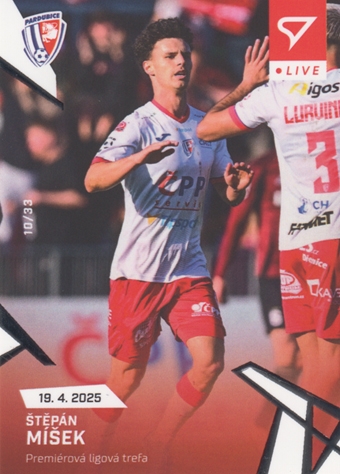 Míšek Štěpán 24-25 Chance Liga LIVE #L-51