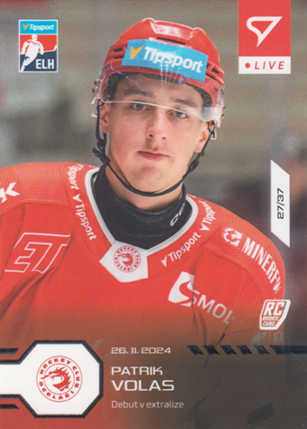 Volas Patrik 24-25 Tipsport Extraliga LIVE #L-53