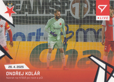 Kolář Ondřej 24-25 Chance Liga LIVE #L-54