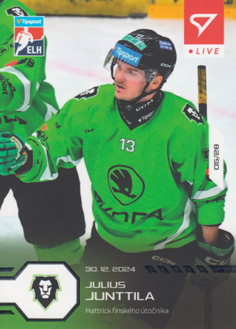 Junttila Julius 24-25 Tipsport Extraliga LIVE #L-66