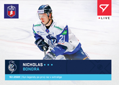 Bondra Nicholas 21-22 Tipos Extraliga LIVE #L-069