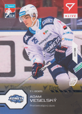Veselský Adam 24-25 Tipsport Extraliga LIVE #L-73