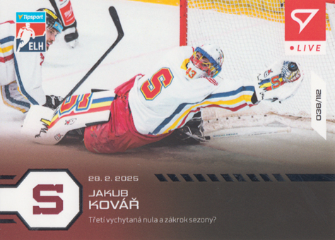 Kovář Jakub 24-25 Tipsport Extraliga LIVE #L-88