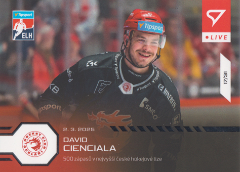 Cienciala David 24-25 Tipsport Extraliga LIVE #L-90