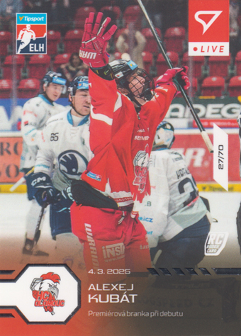 Kubát Alexej 24-25 Tipsport Extraliga LIVE #L-91