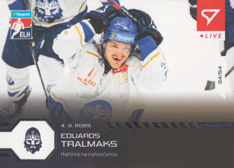 Tralmaks Eduards 24-25 Tipsport Extraliga LIVE #L-92