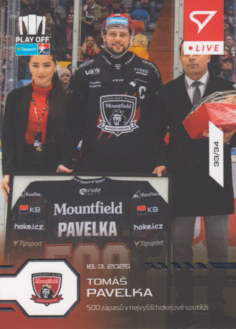 Pavelka Tomáš 24-25 Tipsport Extraliga LIVE #L-95