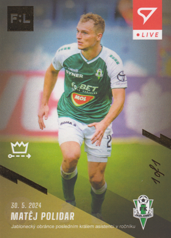 Polidar Matěj 23-24 Fortuna Liga LIVE Gold #L-45