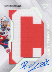 Cienciala David 23-24 Tipsport Extraliga Letterology "C" #LL-DC