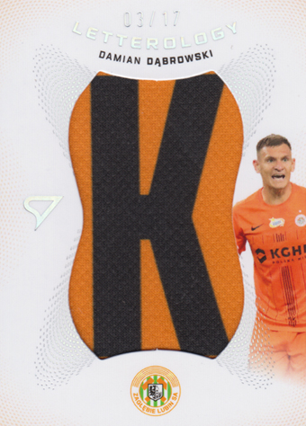 Dąbrowski Damian 24-25 SportZoo Ekstraklasa Letterology "K" #LL-DD