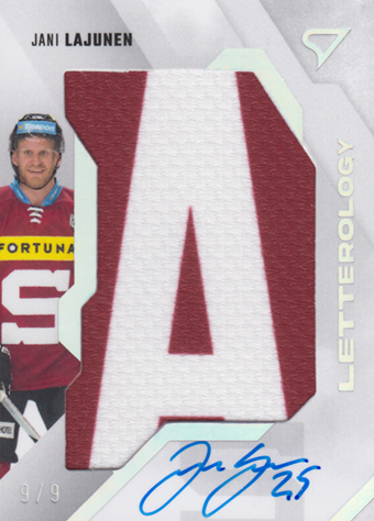 Lajunen Jani 23-24 Tipsport Extraliga Letterology "A" #LL-JL
