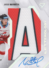 Navrátil Jakub 23-24 Tipsport Extraliga Letterology "Á" #LL-JN
