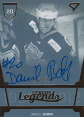Babka Daniel 21-22 Tipos Extraliga League Legends Auto #LL1