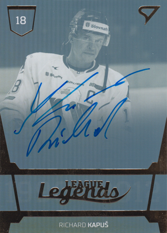 Kapuš Richard 19-20 Tipsport Liga League Legends Auto #LL2