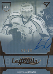 Kováčik Miroslav 21-22 Tipos Extraliga League Legends Auto #LL4