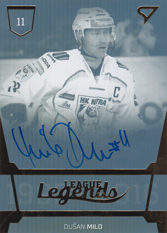 Milo Dušan 20-21 Tipos Extraliga League Legends Auto #LL5