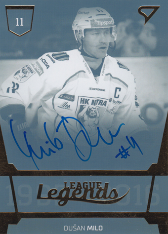 Milo Dušan 20-21 Tipos Extraliga League Legends Auto #LL5