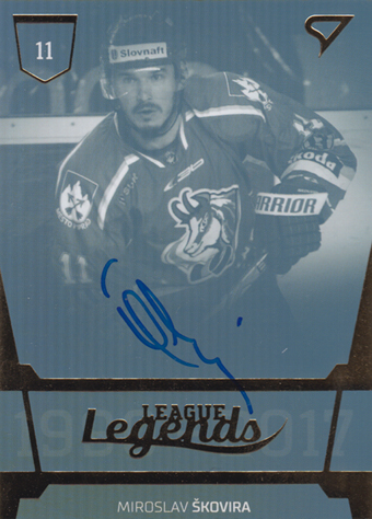 Škovira Miroslav 20-21 Tipos Extraliga League Legends Auto #LL8
