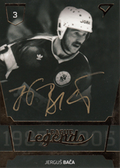 Bača Jerguš 18-19 Tipsport Liga League Legends Gold Auto #LL1