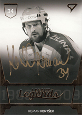 Kontšek Roman 18-19 Tipsport Liga League Legends Gold Auto #LL4