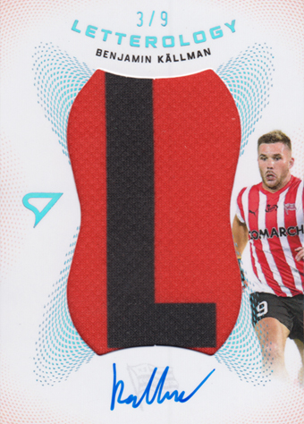 Källman Benjamin 24-25 SportZoo Ekstraklasa Letterology Auto "L" #LLS-BK